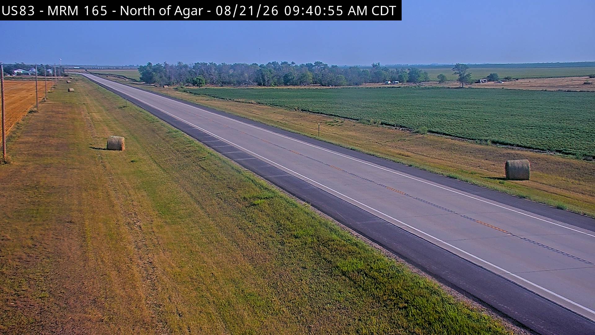 Webcam view of Agar, South Dakota on US-18