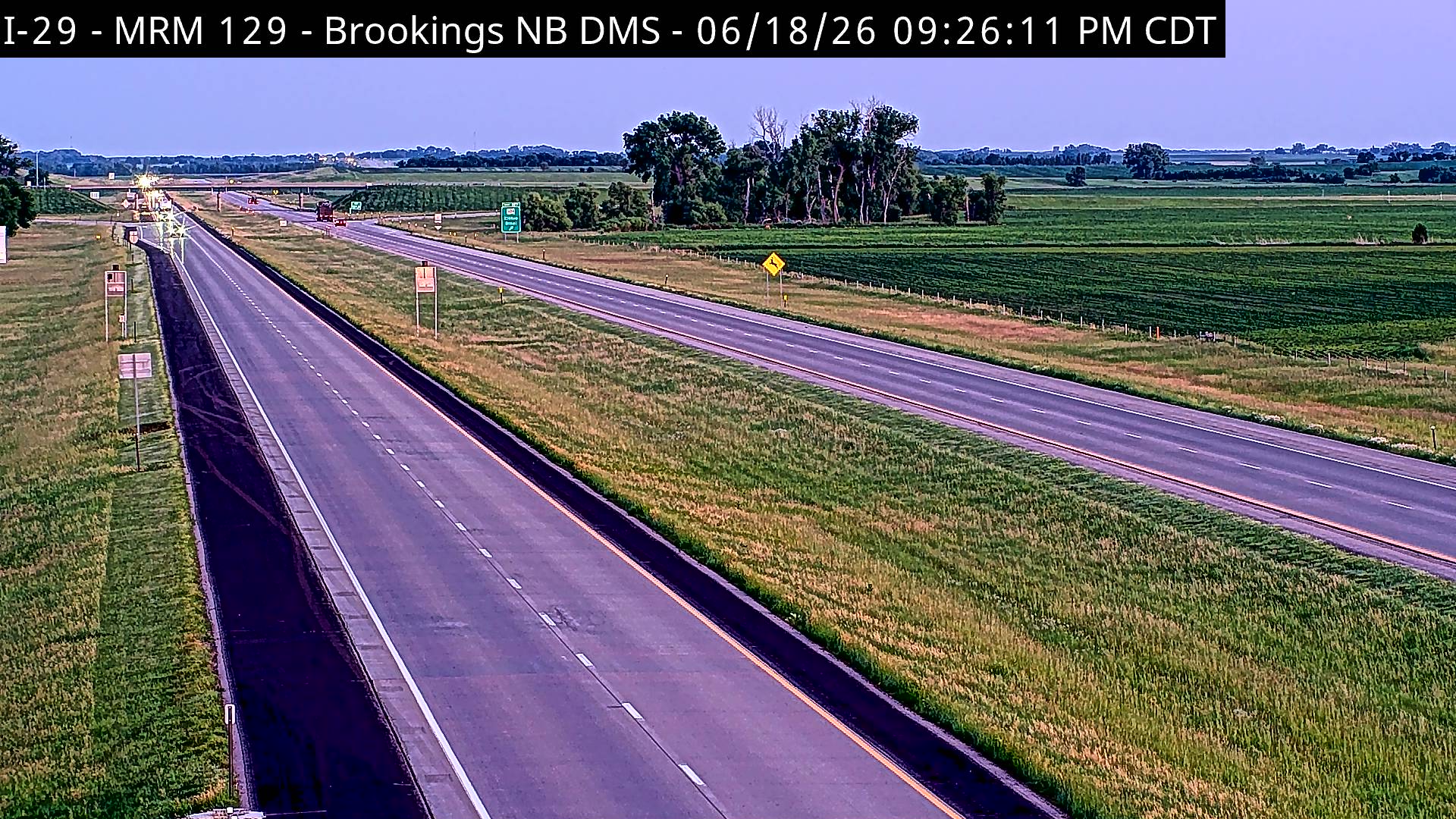 Brookings South — Camera Looking South Zoom