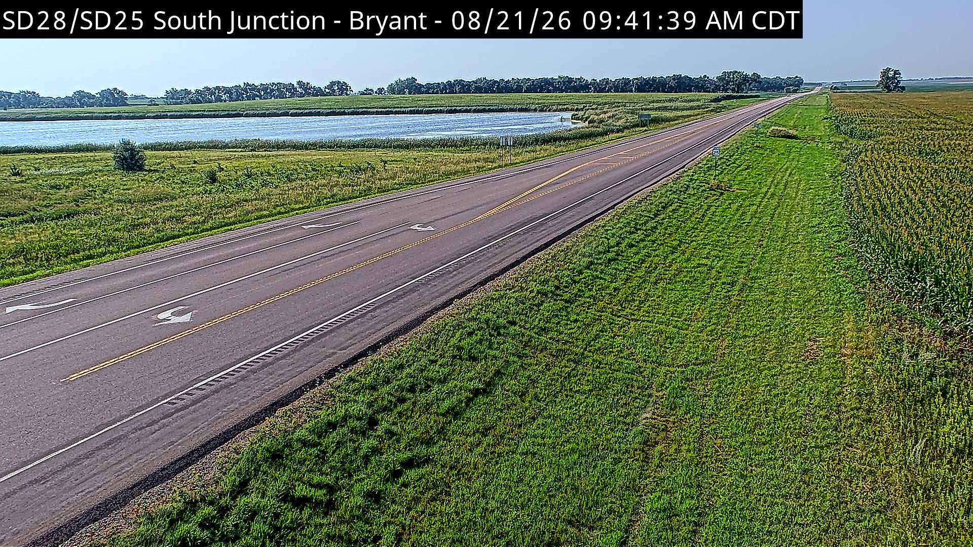 Webcam view of Bryant, South Dakota on SD-25