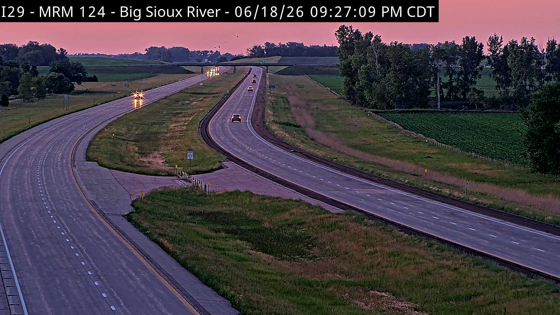 Big Sioux River — Camera Looking North Zoom