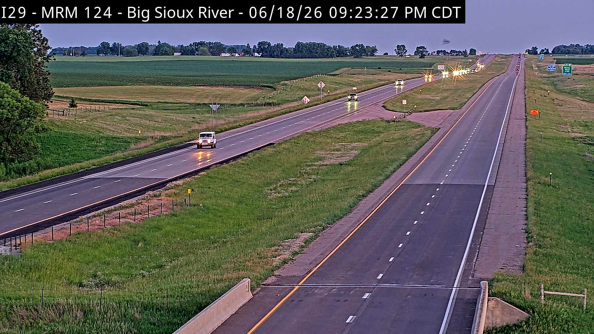 Big Sioux River — Camera Looking South Zoom