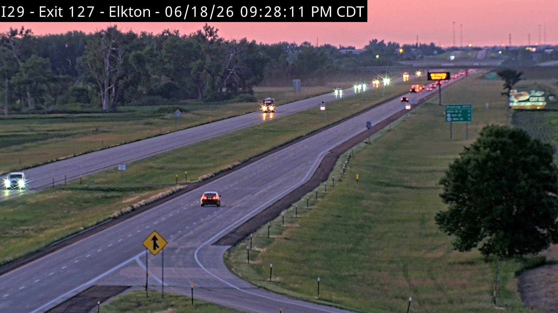 Elkton — Camera Looking North Zoom