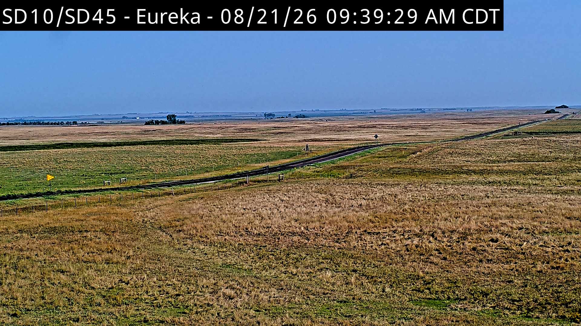 Webcam view of Eureka, South Dakota on SD-10