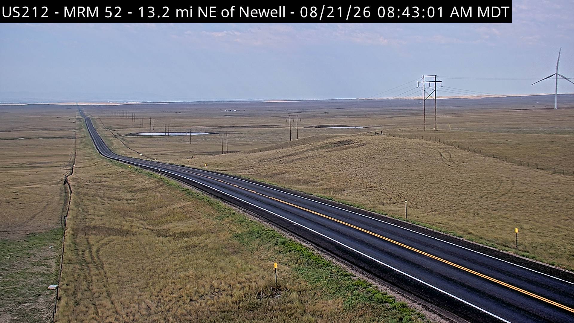 Webcam view of Newell, South Dakota on US-18