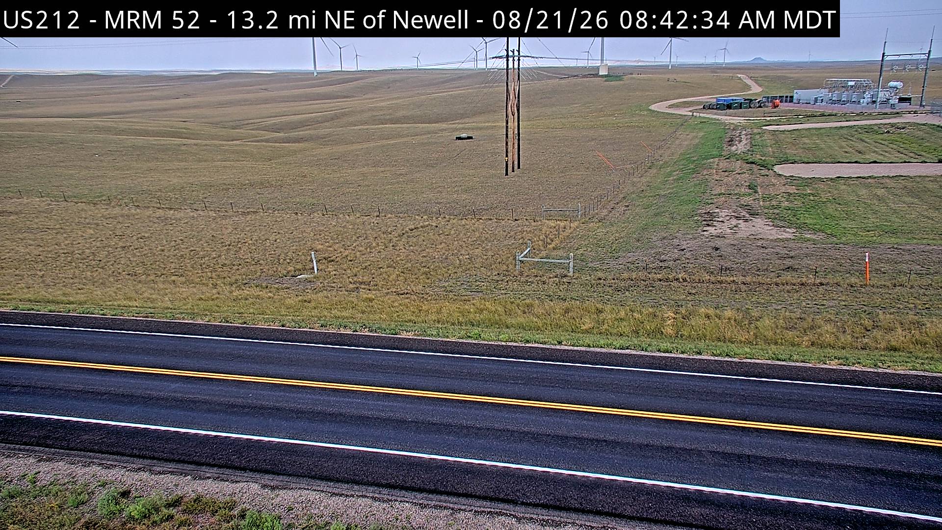 Webcam view of Newell, South Dakota on US-18