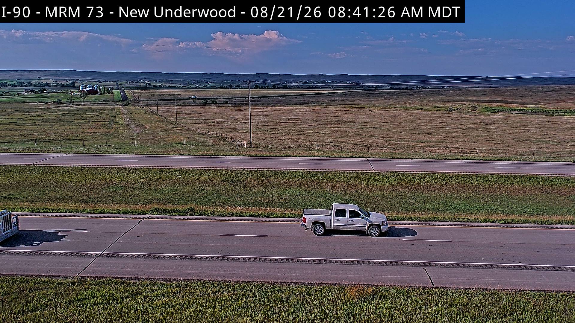 Webcam views of 1-90 near New Underwood, South Dakota