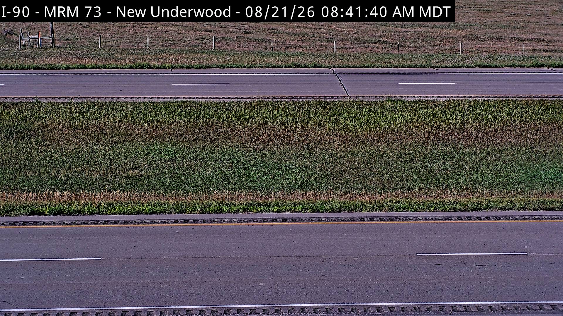 Webcam views of 1-90 near New Underwood, South Dakota