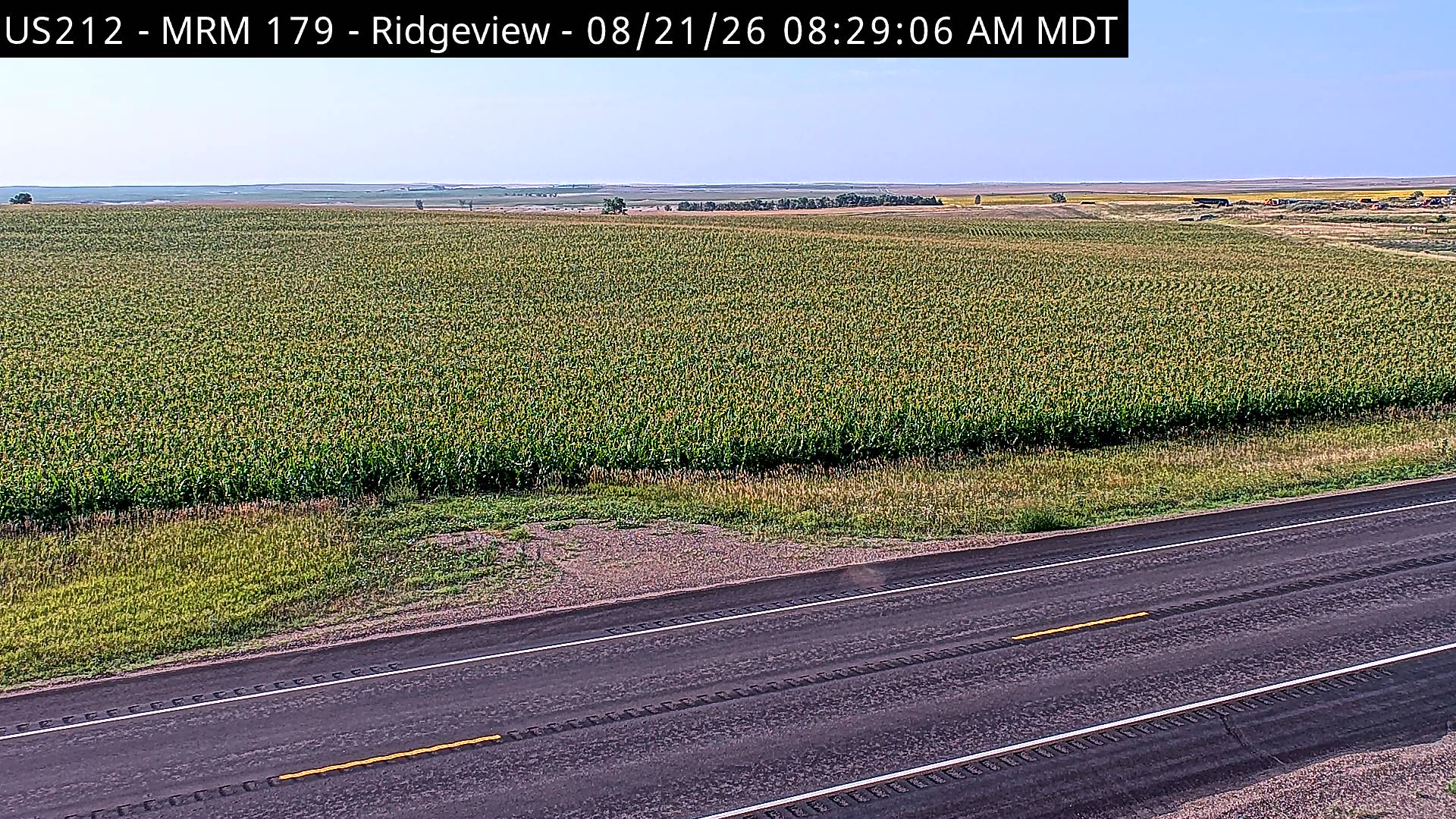 Webcam view of Ridgeview, South Dakota on US-18