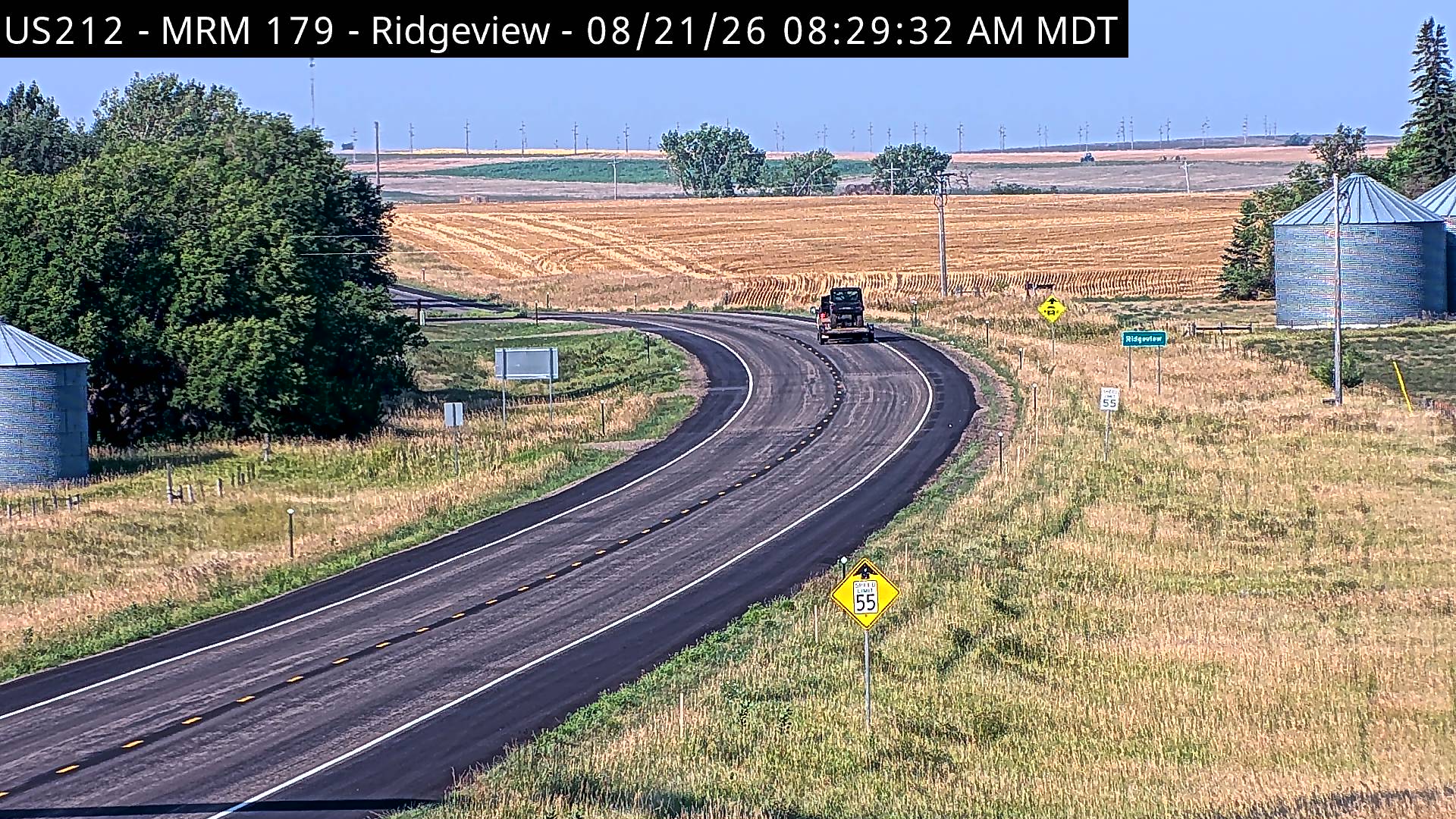 Webcam view of Ridgeview, South Dakota on US-18