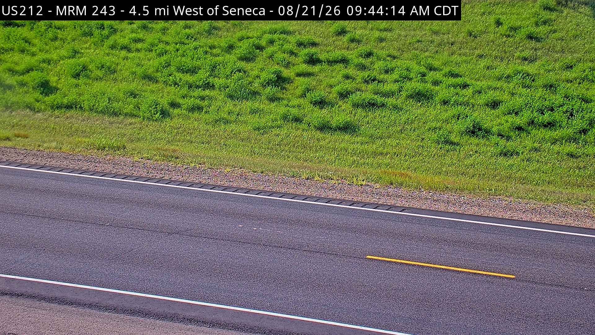 Webcam view of Seneca, South Dakota on US-18