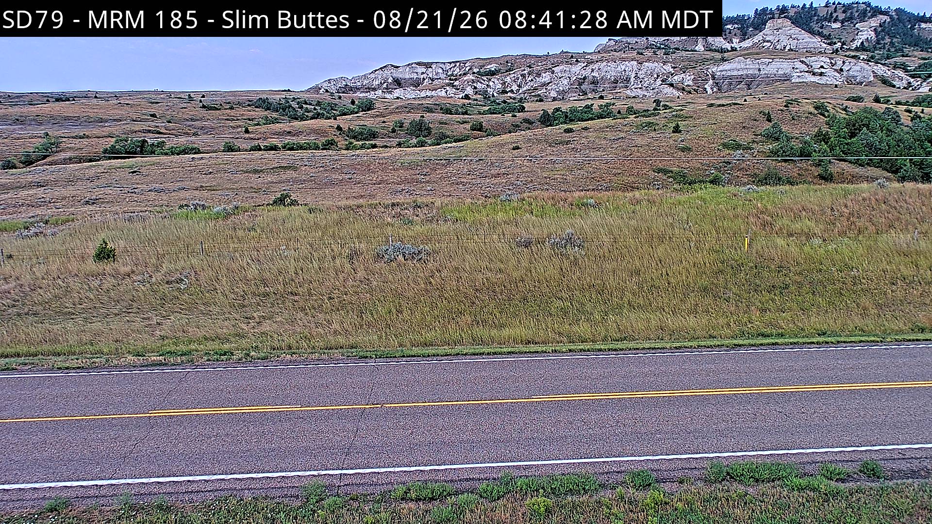 Webcam view of Slim Buttes, South Dakota on SD-79