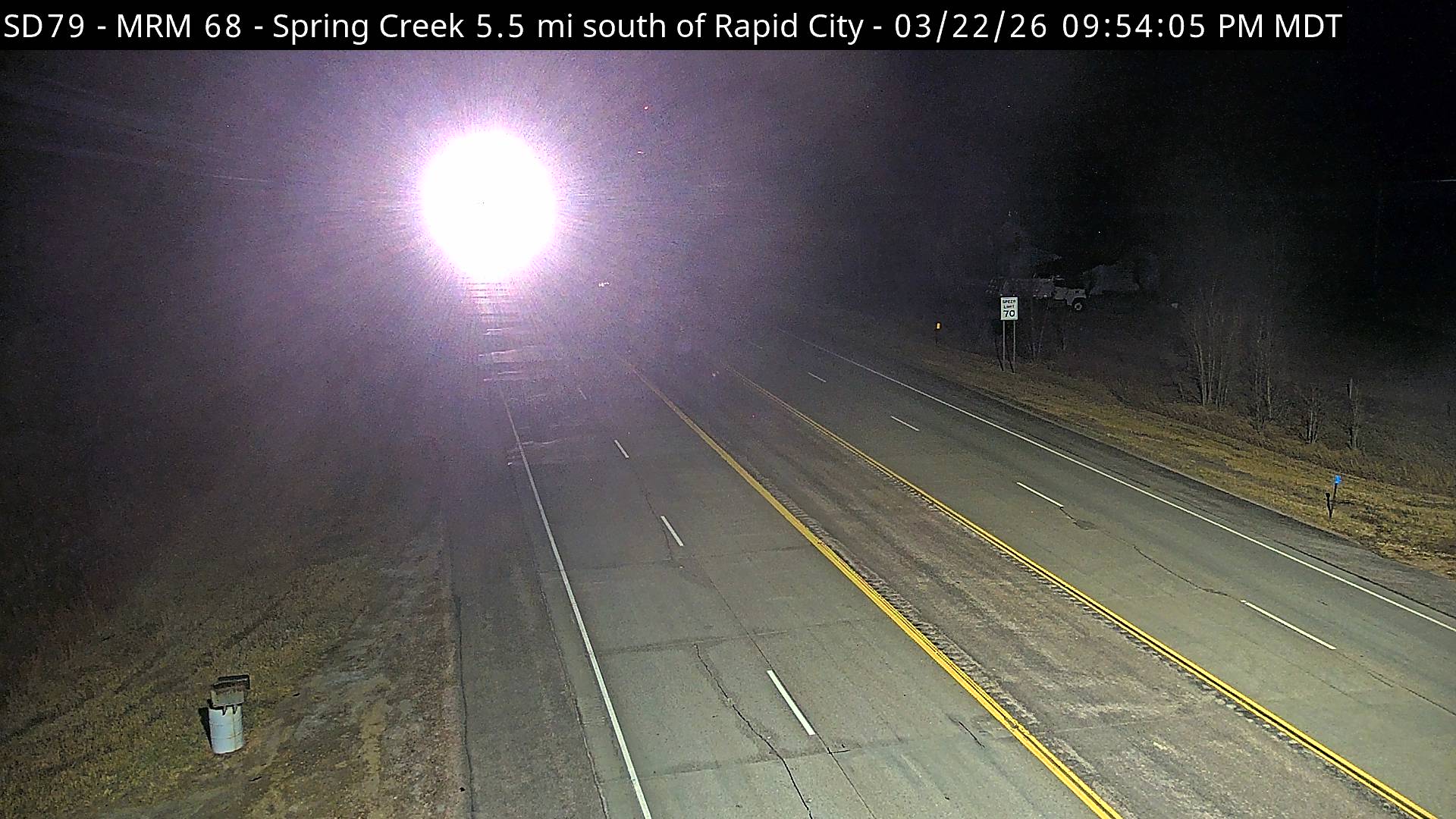 Spring Creek - SD-79 live webcam