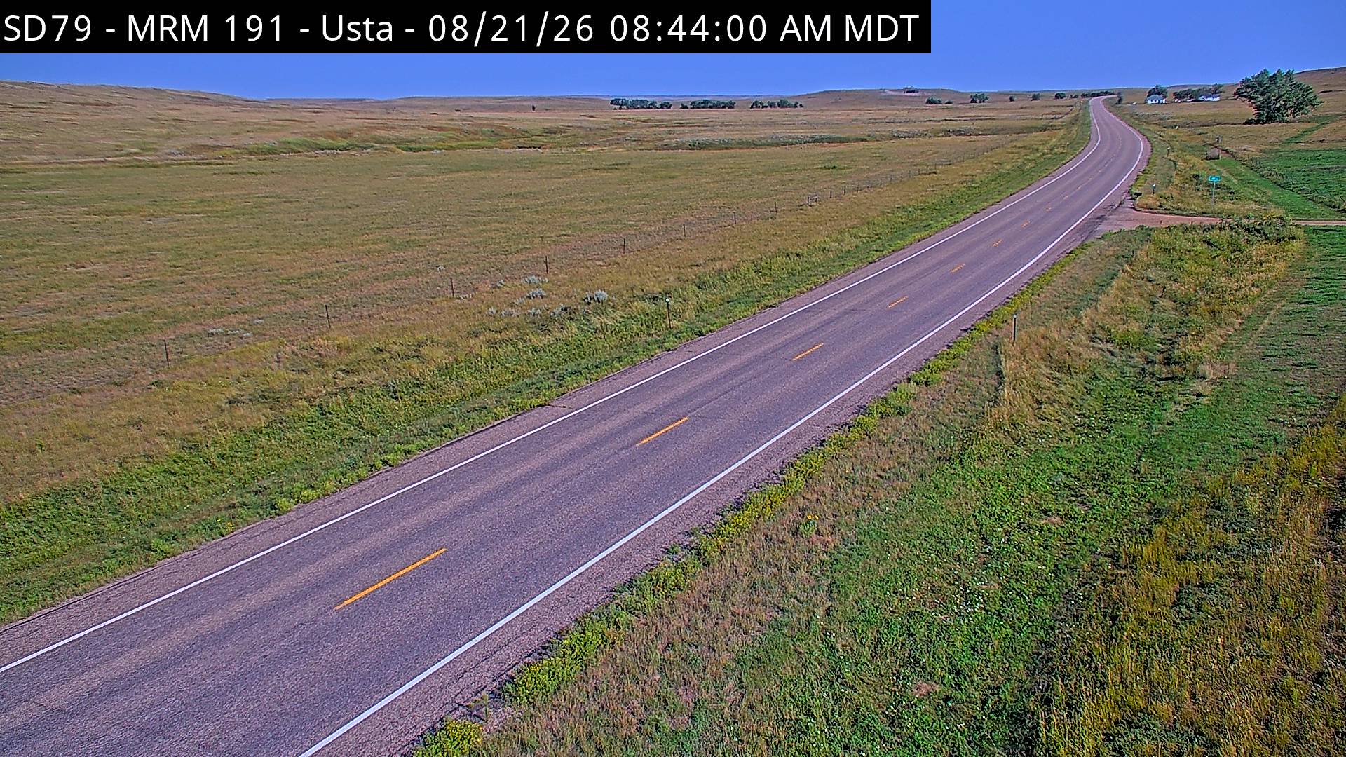 Webcam view of Usta, South Dakota on SD-63