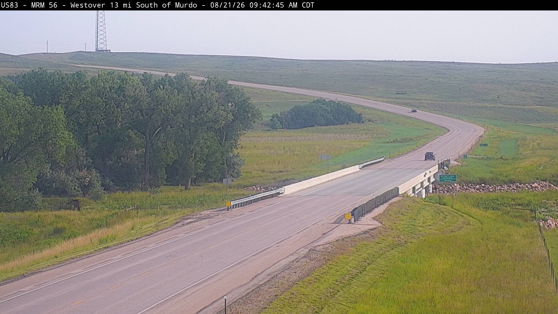 Webcam view of Westover, South Dakota on US-18