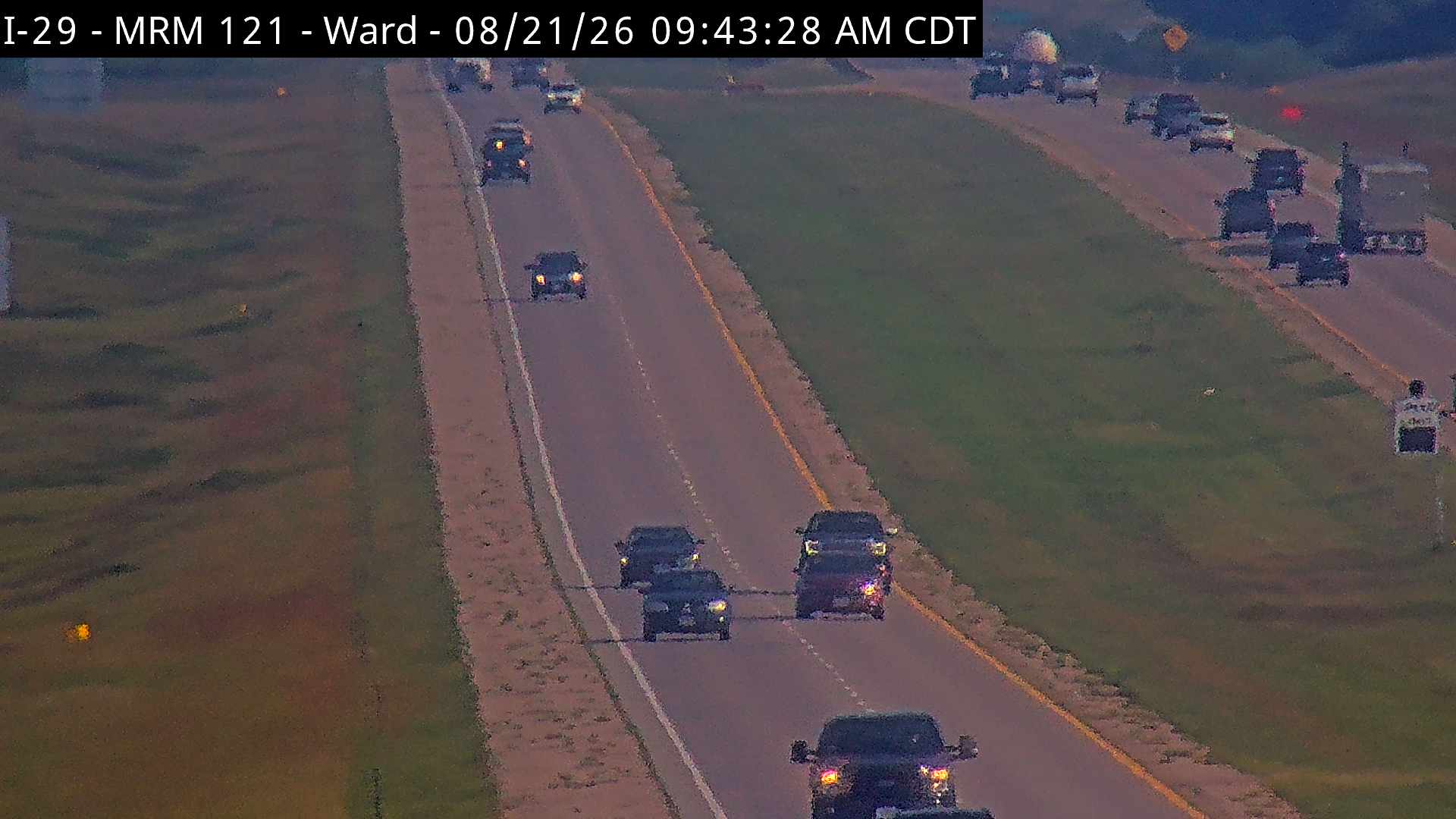 Ward, South Dakota Webcam view of I-29