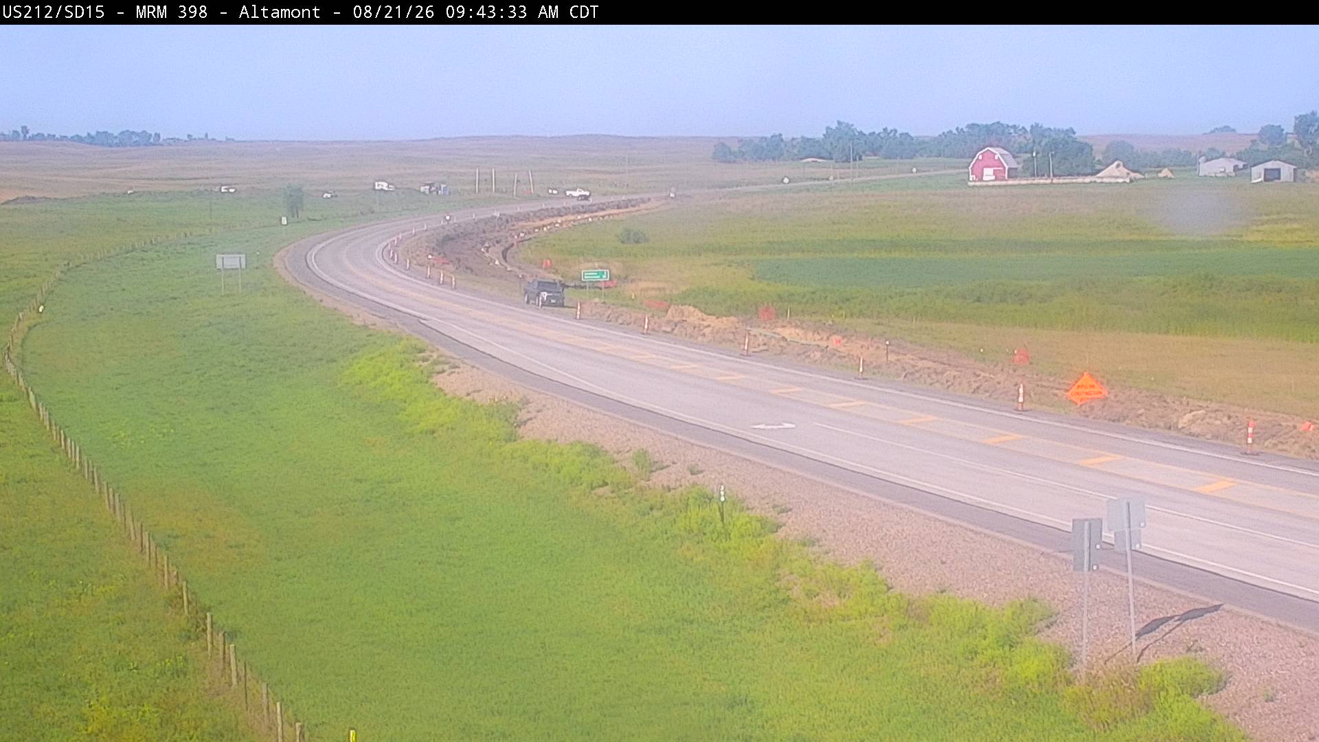 Webcam view of Altamont, South Dakota on US-18