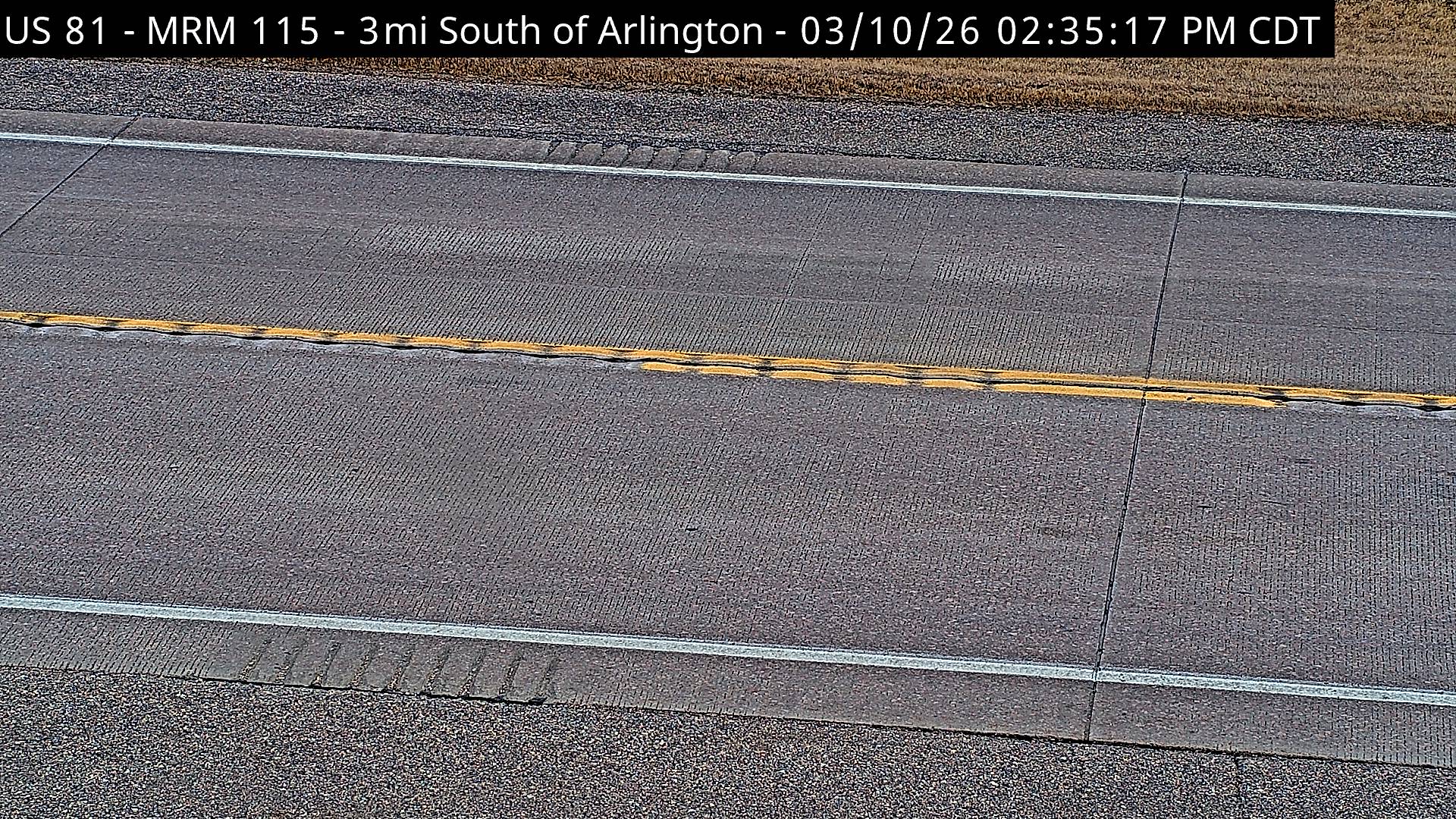 Traffic Cam 3 miles south of town along US-81 @ MP 115 - East