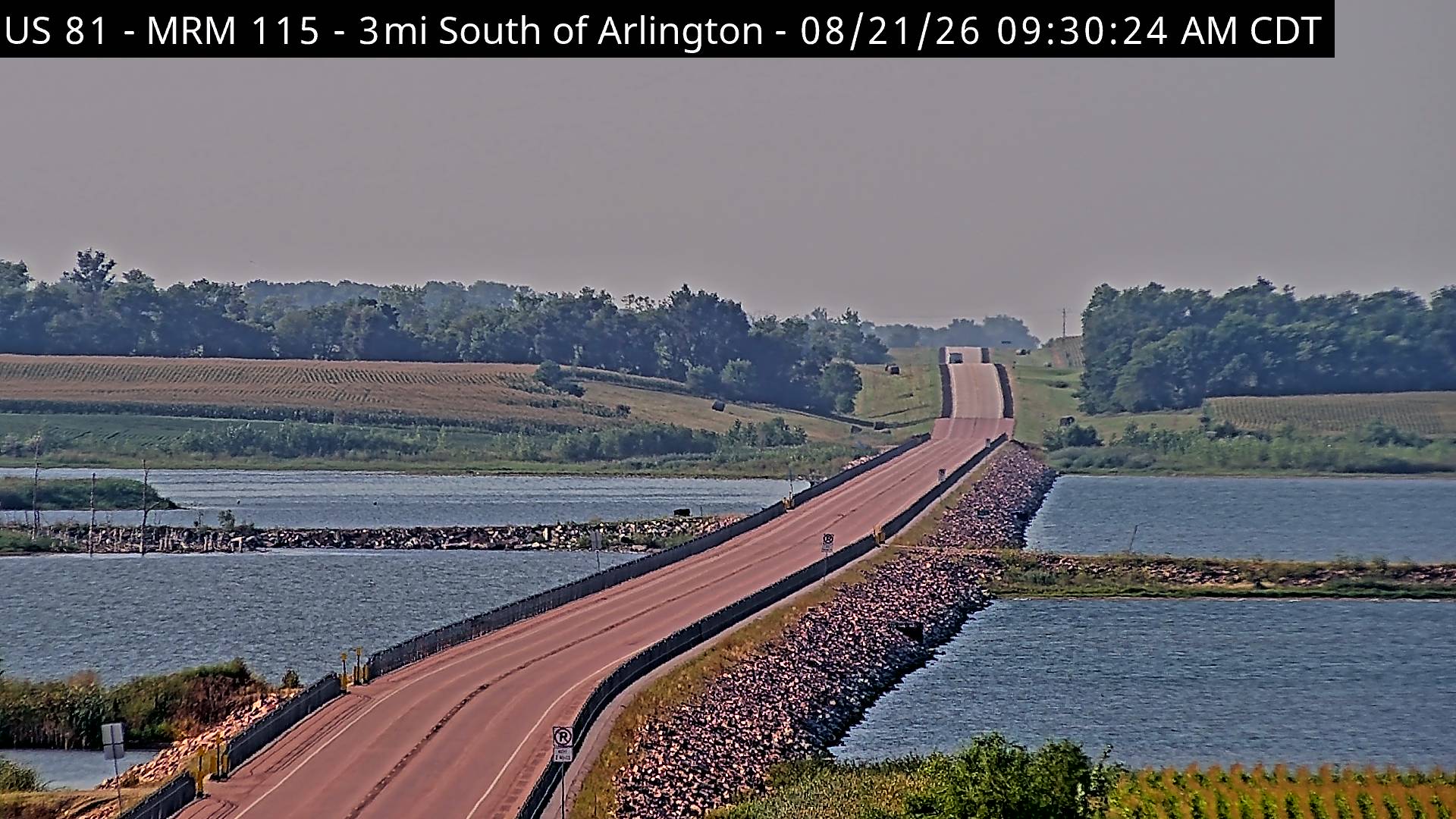 Webcam view of Arlington, South Dakota on US-18