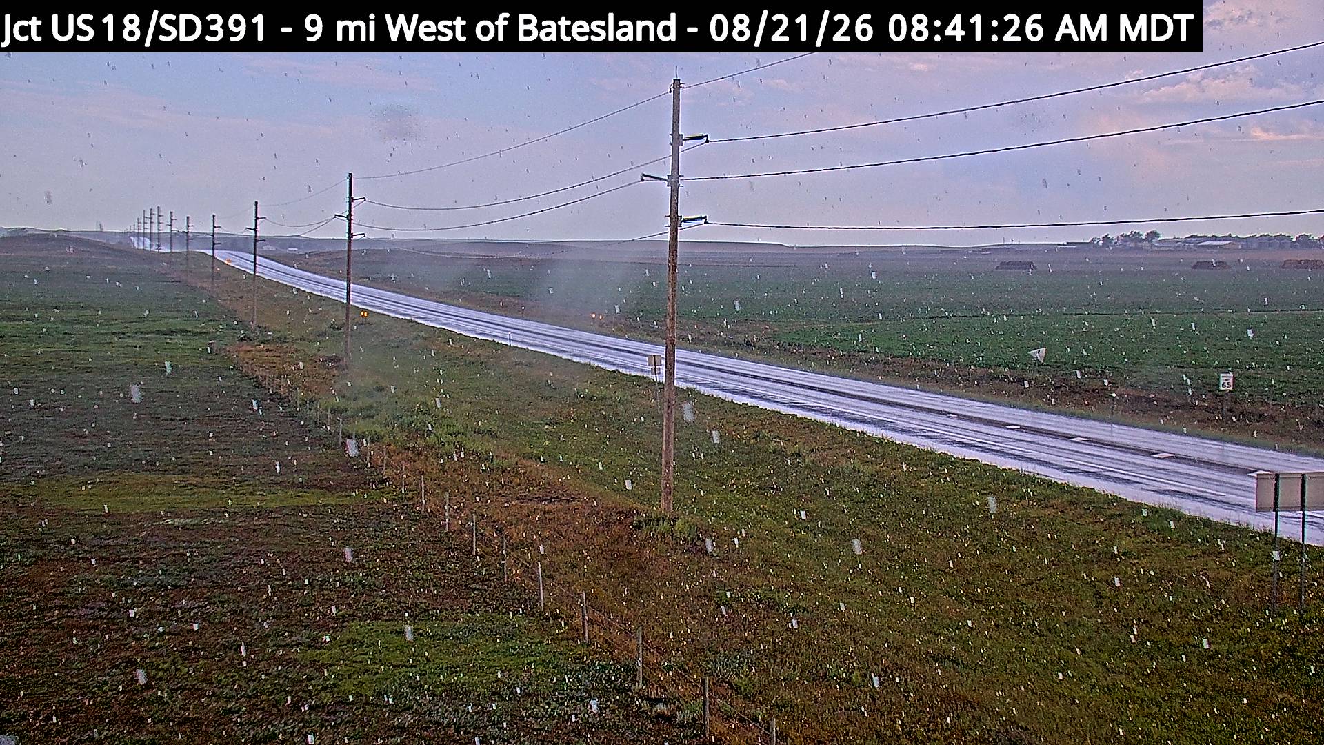 Webcam view of Batesland, South Dakota on US-18