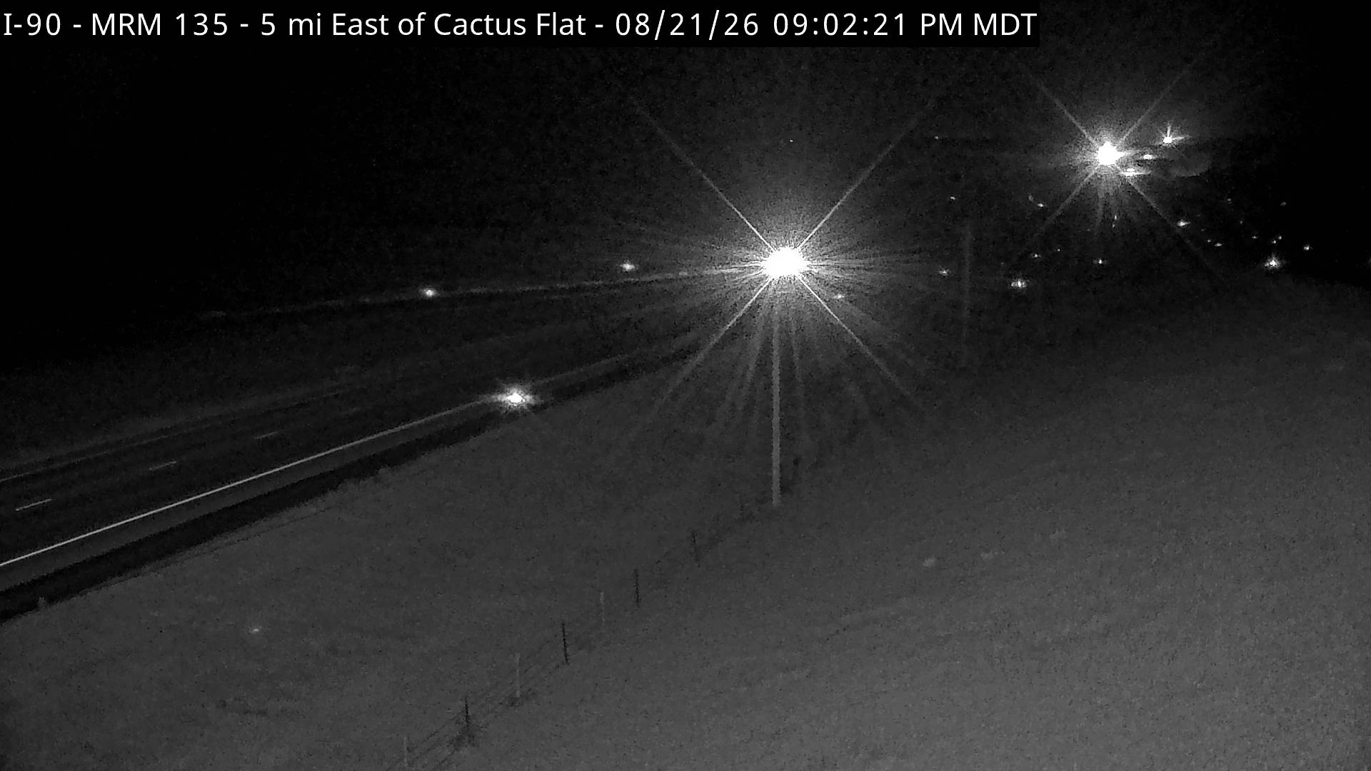 Traffic Cam East of Cactus Flat - East