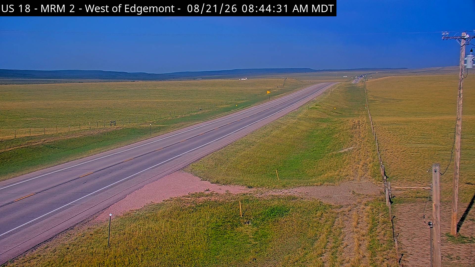 Webcam view of Edgemont, South Dakota on US-18