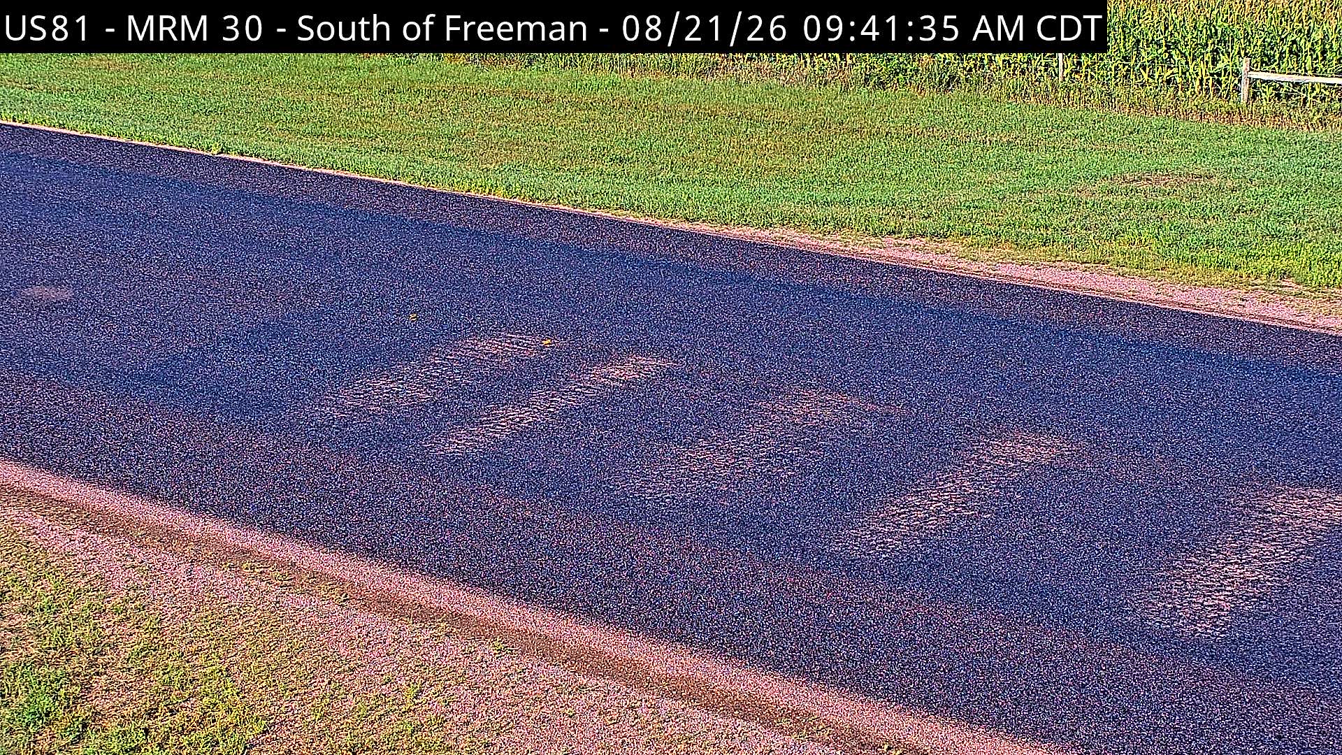 Webcam view of Freeman, South Dakota on US-18