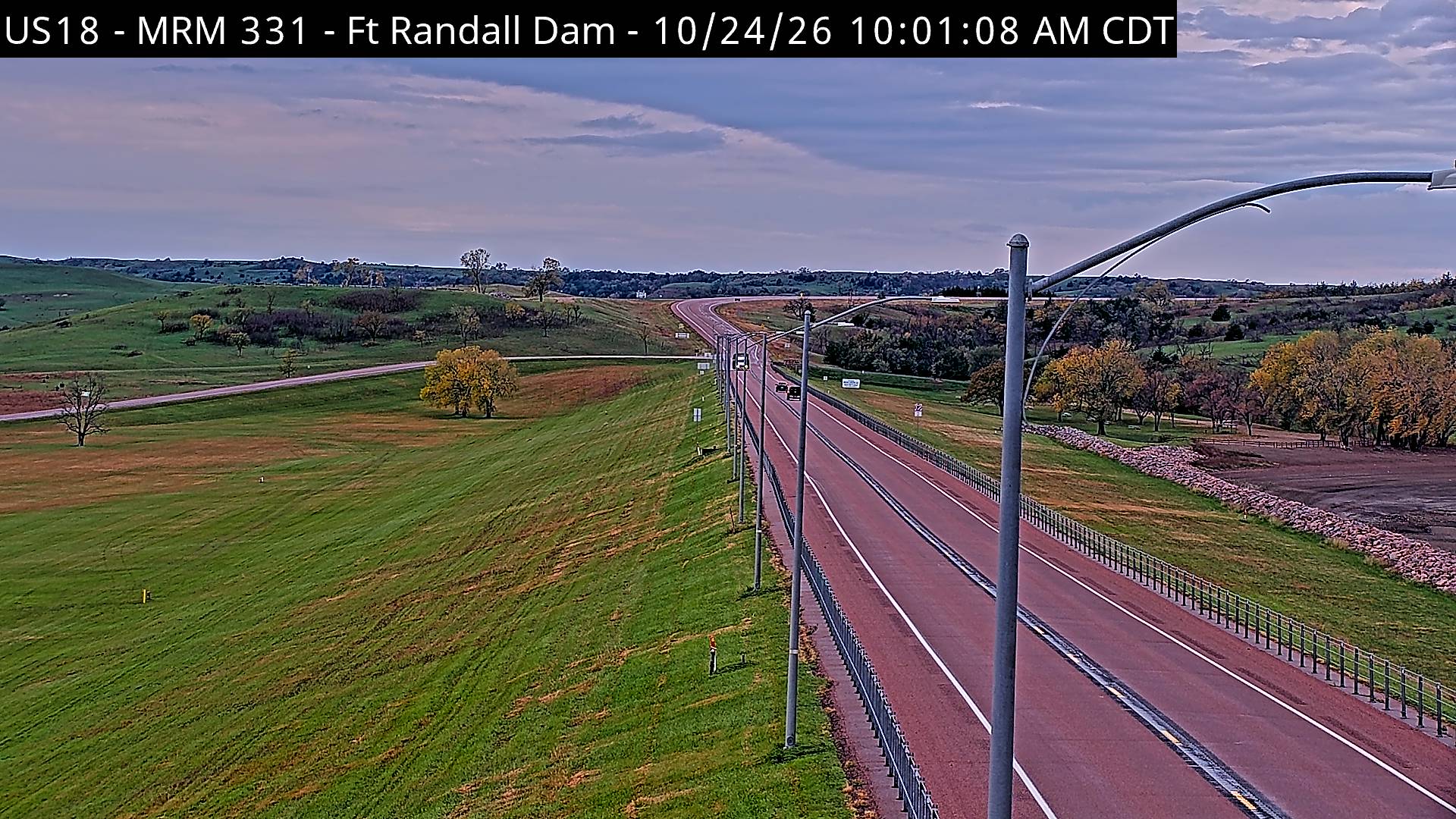 Webcam view of Fort Randall, South Dakota on US-18