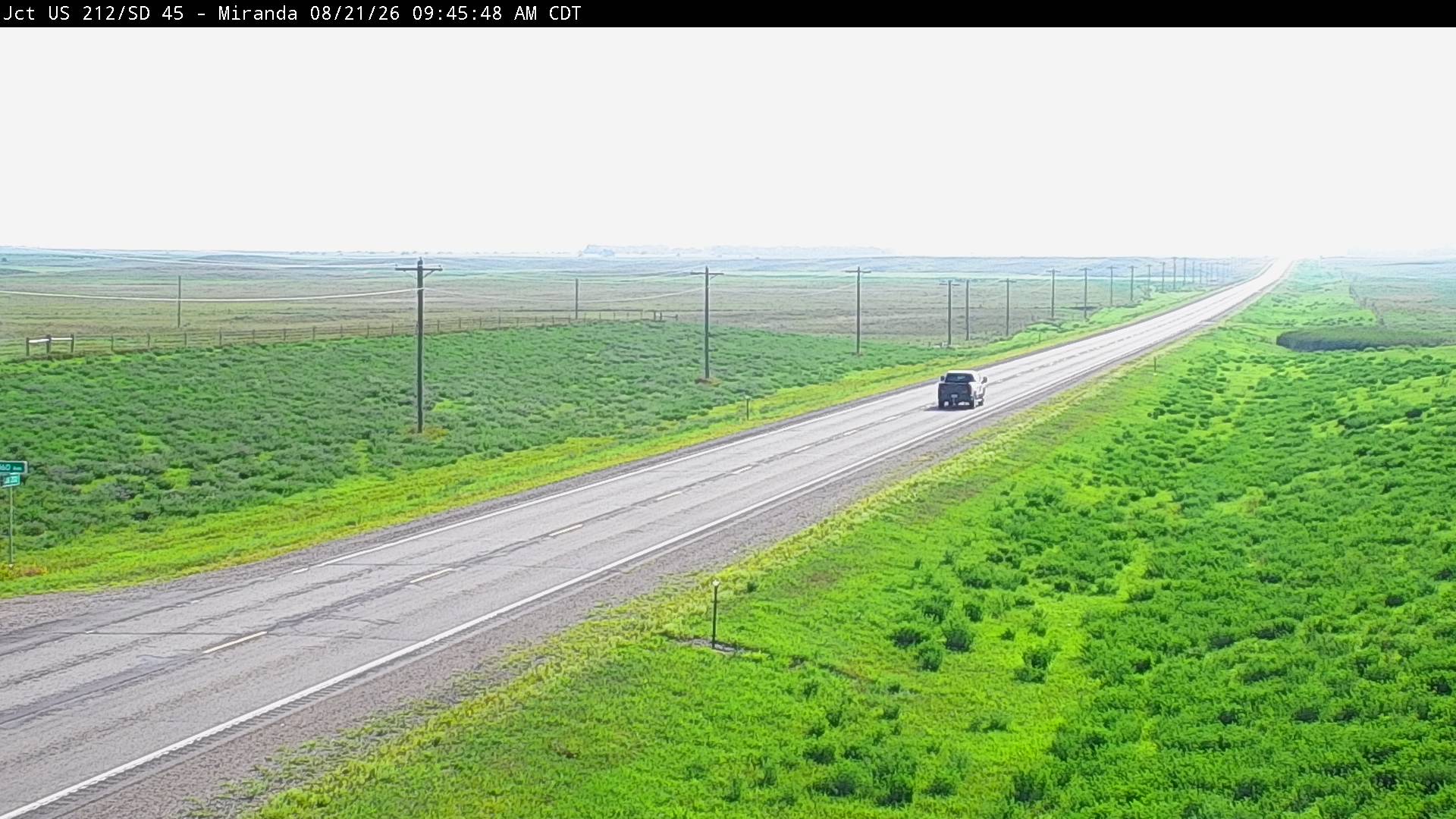 Webcam view of Miranda, South Dakota on US-18