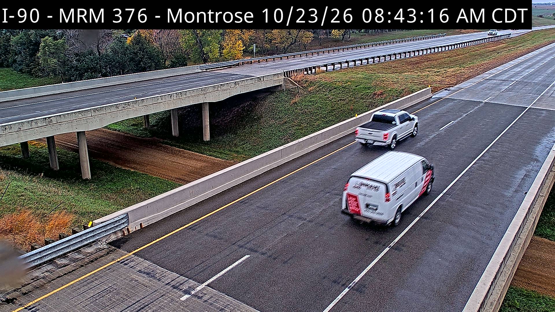 I-90 Webcam views near Montrose, South Dakota