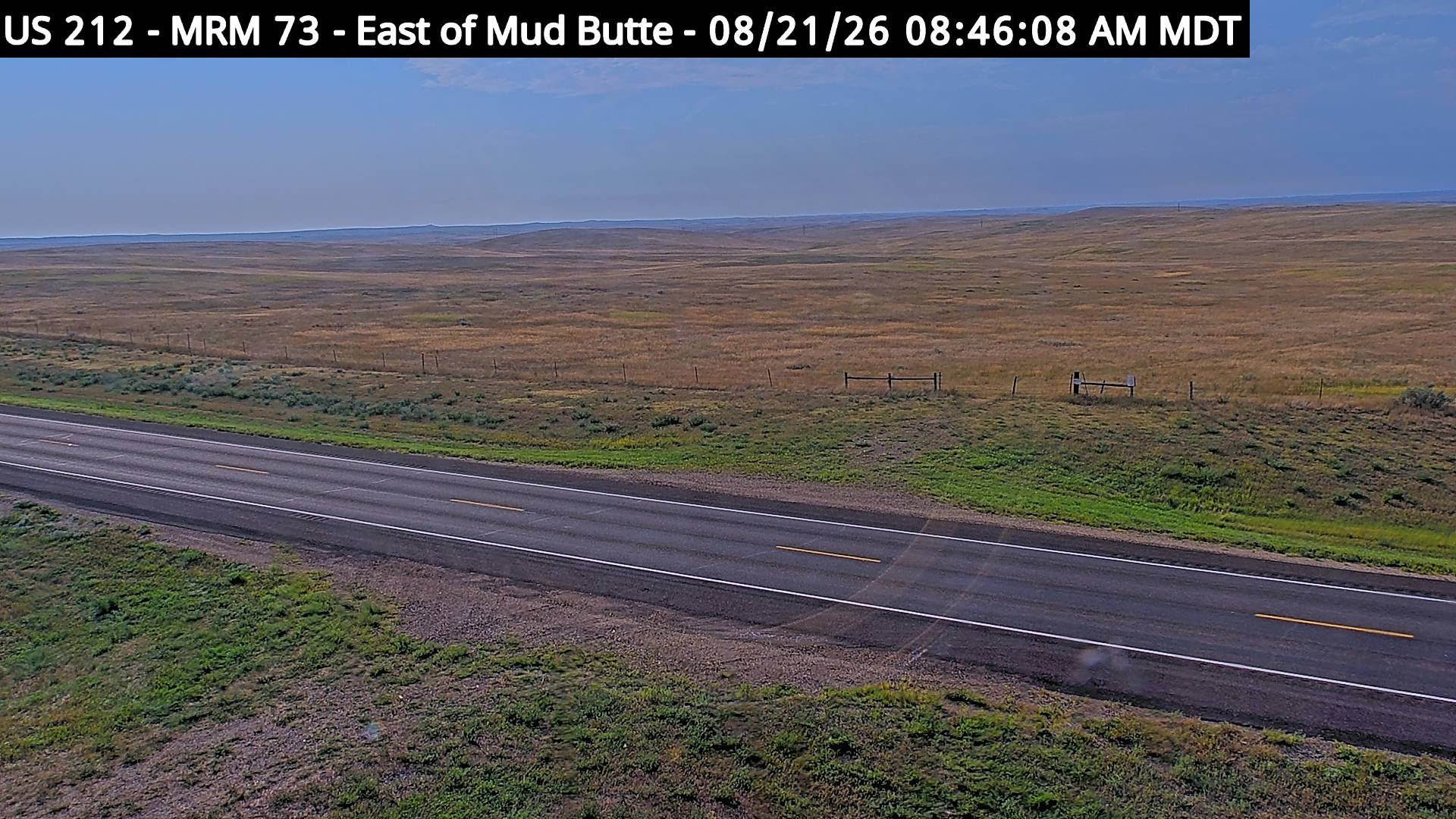 Webcam view of Mud Butte, South Dakota on US-18